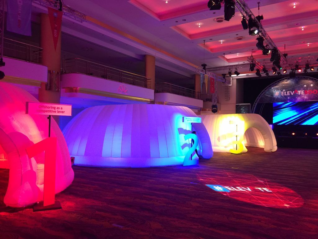 inflatable pop up bar