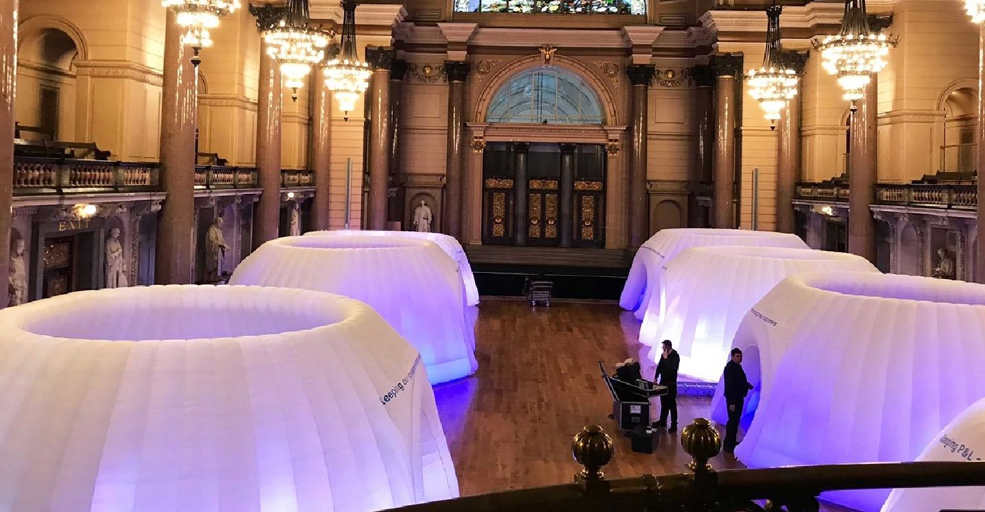 8m Inflatable Struture Break Out Rooms