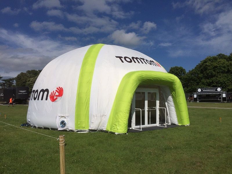 Branded Temporary Structure