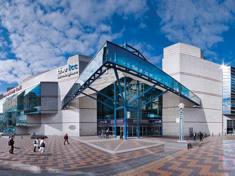 Image ICC Birmingham, the chosen venue for the 2024 AEV Conference 