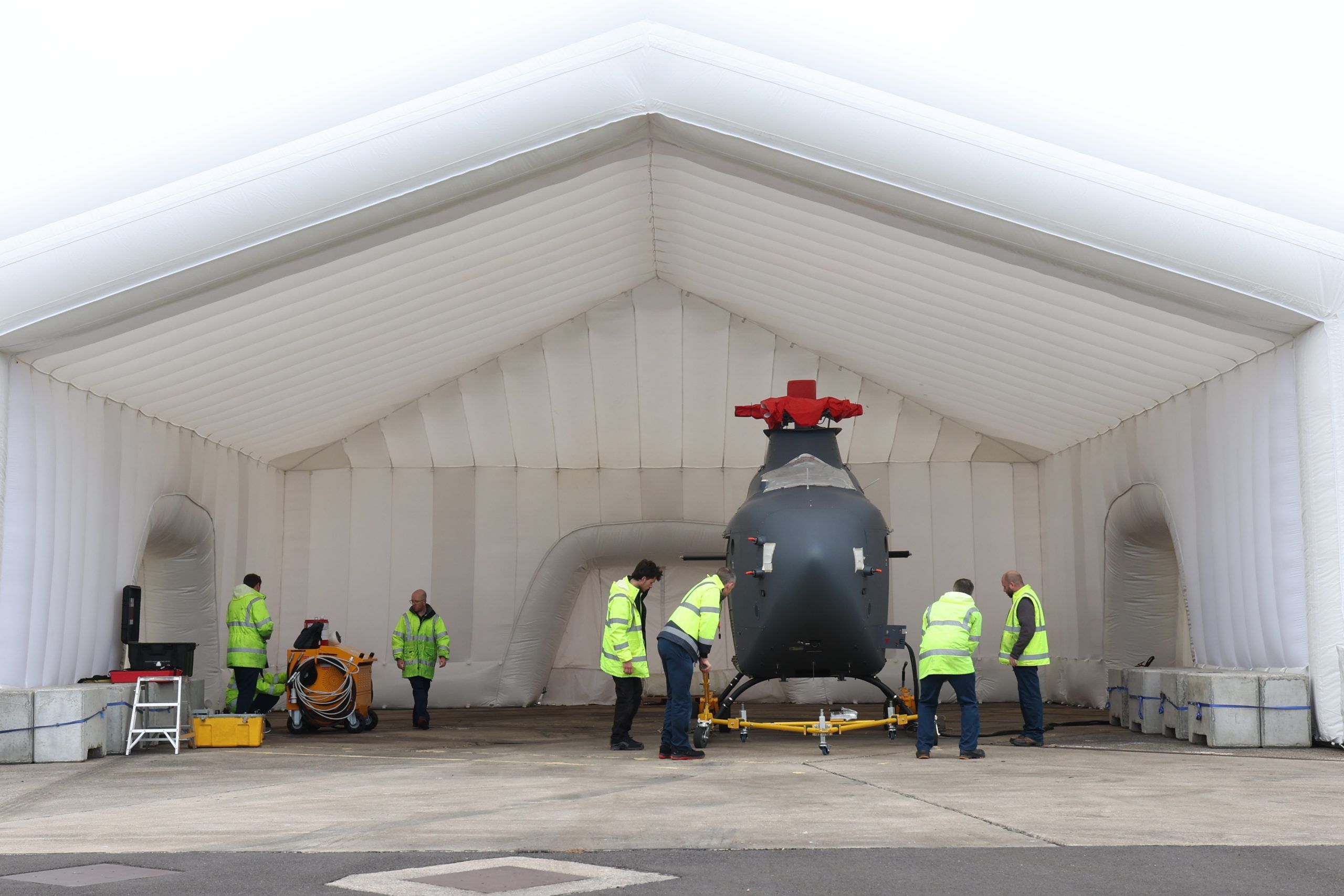 Temporary Aircraft Hanger