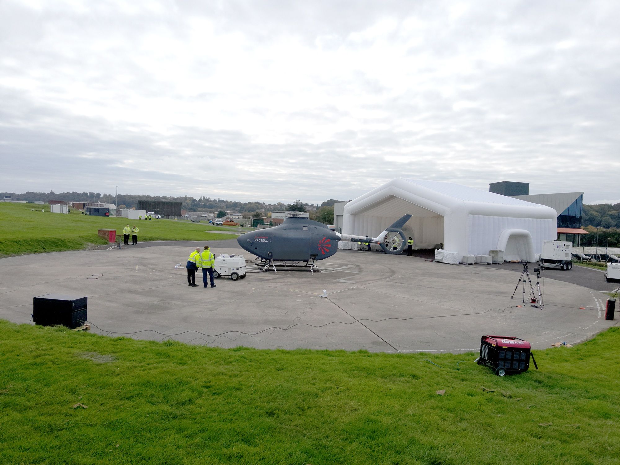Temporary Aircraft Hanger